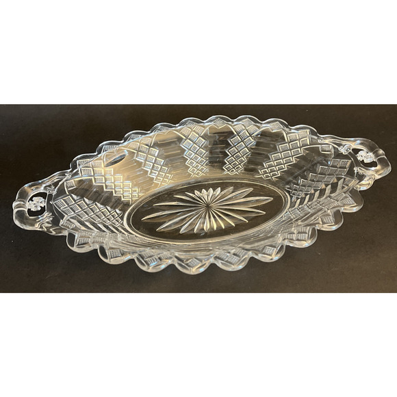 Bryce Bros. | EAPG | Maltese | Jacob’s Ladder Relish Dish | Exc Cond | 1880s - Picture 4 of 8